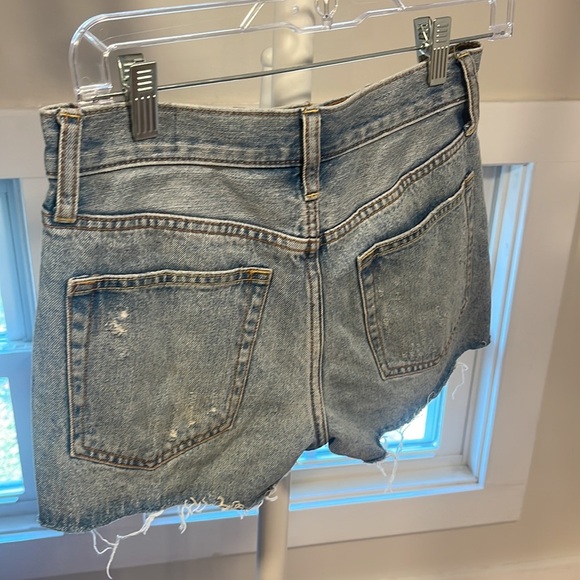 we the free jean shorts, size 25 regular / mid rise - Picture 5 of 5